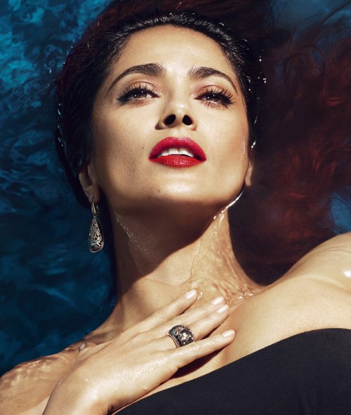Salma Hayek 代言宝曼兰朵2024珠宝广告