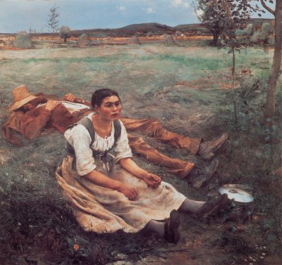 法国乡村风俗画家巴斯蒂昂·勒帕热（Jules Bastien-Lepage）油画作品欣赏