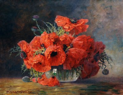 比利时Julien Stappers油画花卉作品