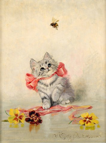 德国Meta Plückebaum动物油画作品欣赏