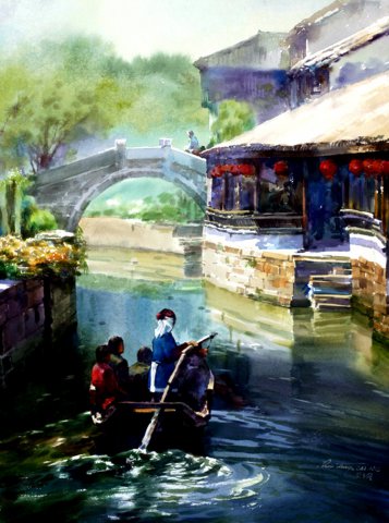 周天涯油画作品欣赏