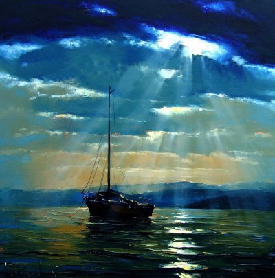 俄罗斯Piven Vladimir风景油画作品欣赏