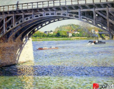 法国居斯塔夫·卡耶博特（Gustave Caillebotte）风景油画作品欣赏