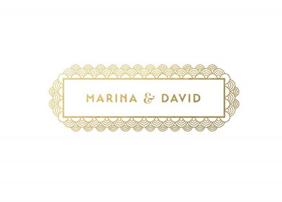 Marina & David婚礼邀请函设计