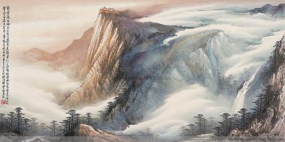 施云翔国画山水作品