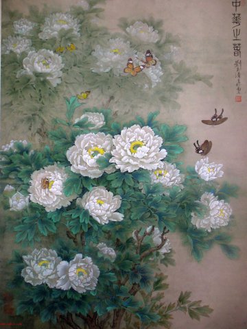 刘菊清国画花鸟作品