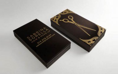 多款创意美发师名片设计欣赏