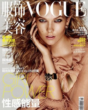 超模Karlie Kloss（卡莉·克劳斯）Vogue时尚杂志大片