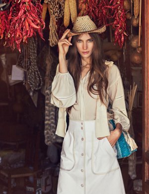 模特Jessica Miller演绎《Elle》杂志西班牙版时尚写真