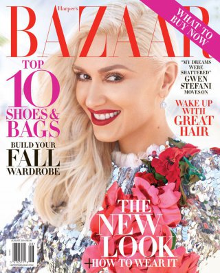 Gwen Stefani演绎《Harper's Bazaar》时尚杂志大片
