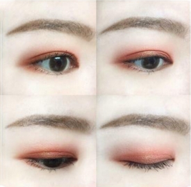 橘朵眼影教程 夏天与秋天的碰撞