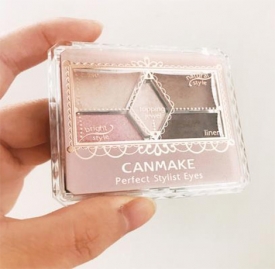 canmake眼影10号画法 淡雅日常眼妆教程