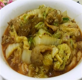 五花肉白菜炖粉条的做法 这样煮大白菜好吃到爆