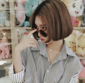 中分女生短发发型 春夏季剪一定清爽好看