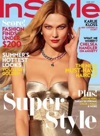 超模 Karlie Kloss（卡莉·克劳斯）演绎《InStyle》杂志大片