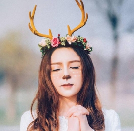 可爱麋鹿妆容 麋鹿妆教程图解