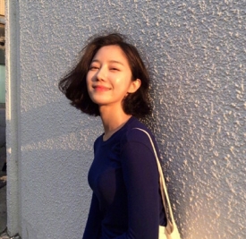 偏分短发烫发发型图片 偏分烫发女短发