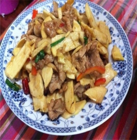 冬笋炒肉片的做法