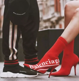 巴黎世家网红 balenciaga袜子鞋