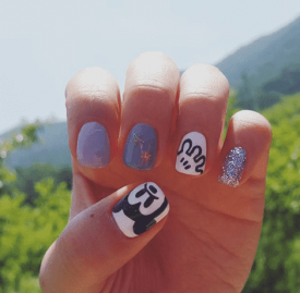 米奇美甲图片 米奇美甲图案