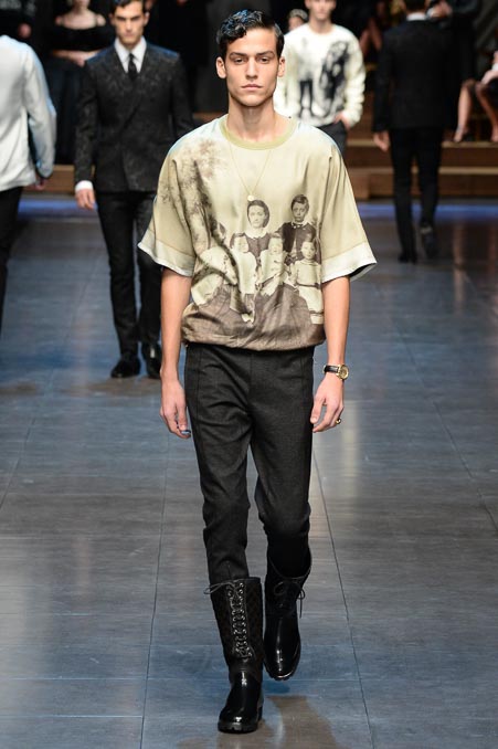 Dolce & Gabbana 2024米兰时装周秋冬男装时装发布会