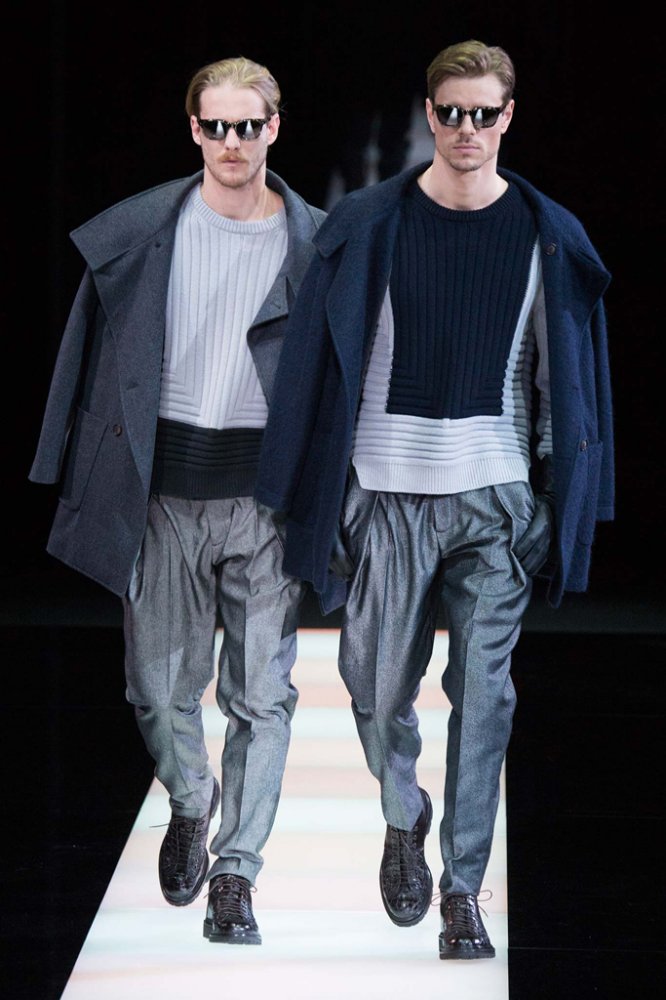Giorgio Armani 2024米兰时装周男装时装发布会