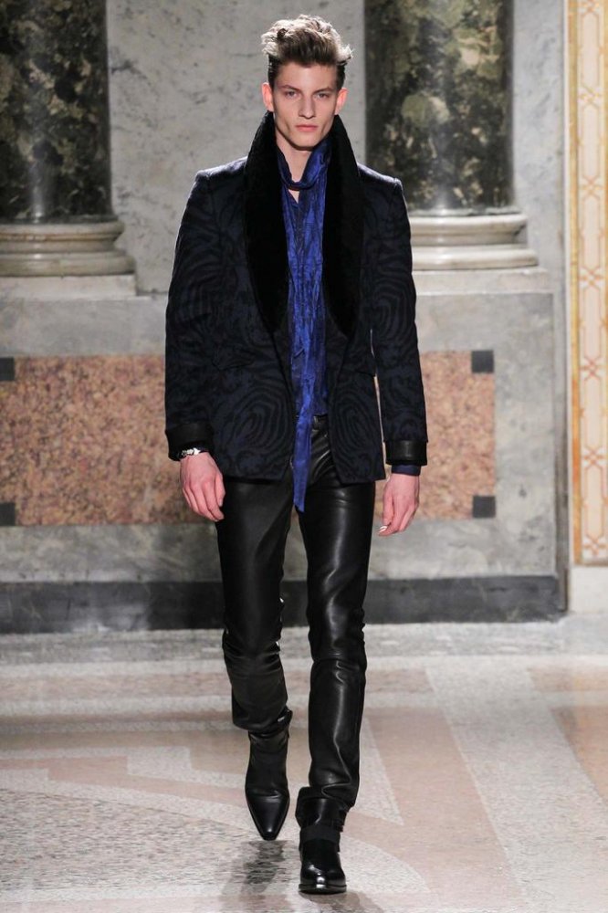 Roberto Cavalli 2024米兰时装周男装发布会