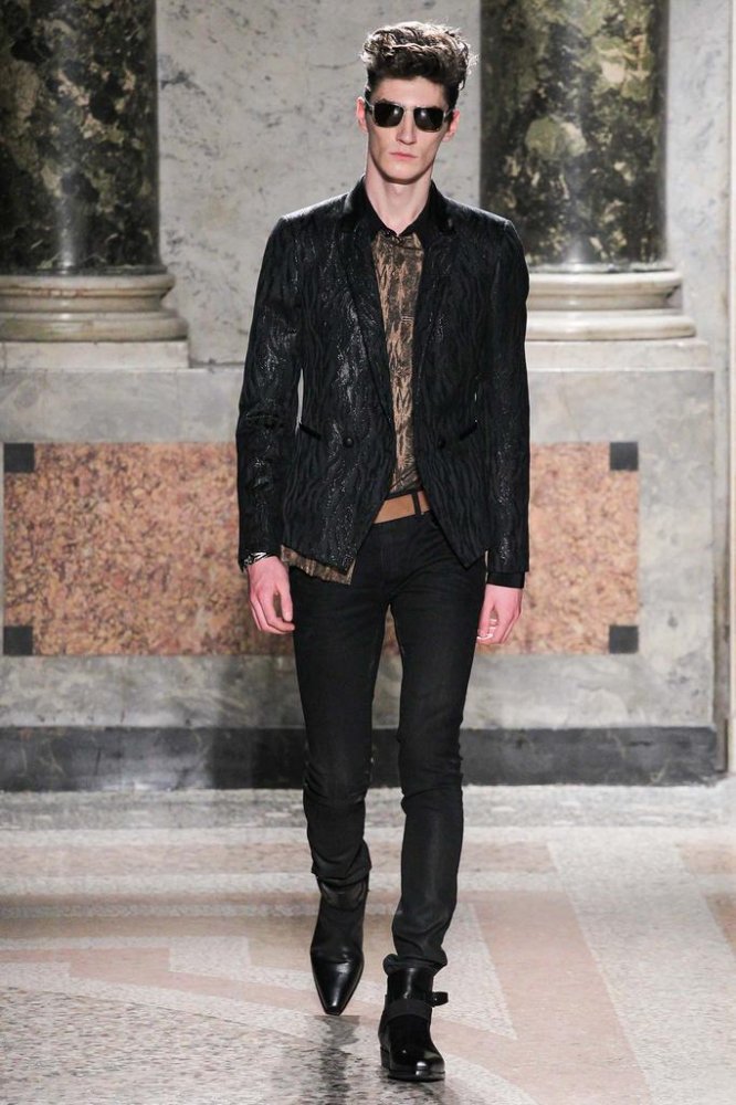 Roberto Cavalli 2024米兰时装周男装发布会