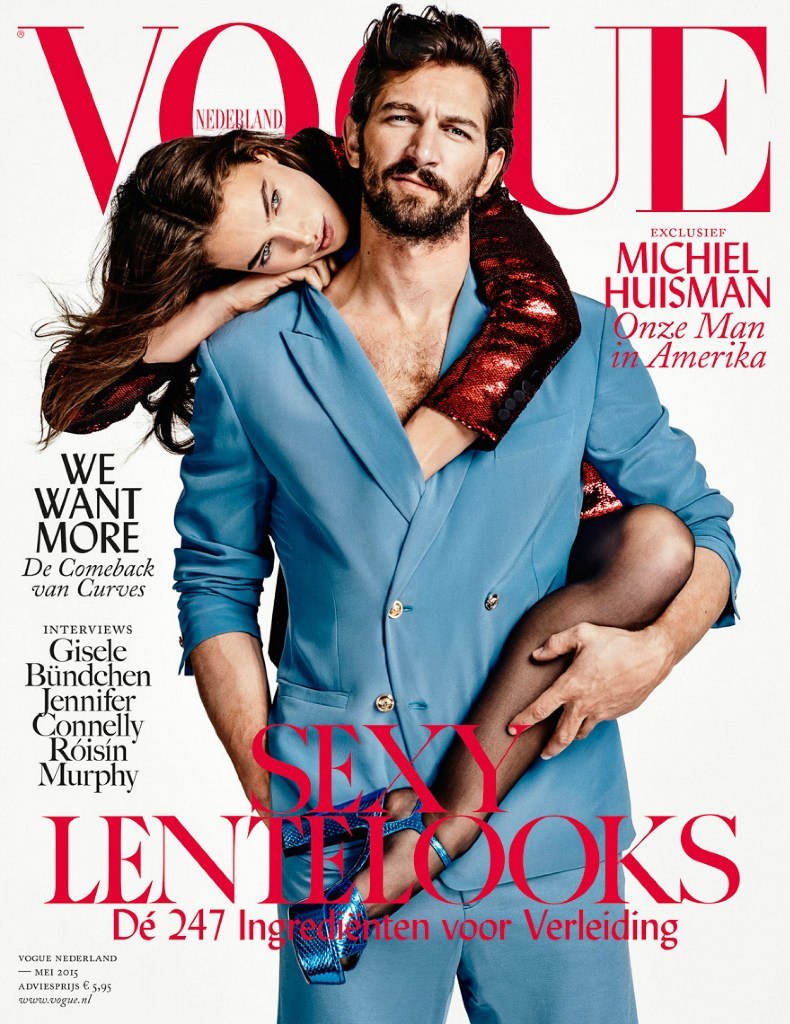 超模 Michiel Huisman Crista Cober 演绎时尚杂志《Vogue》摄影大片