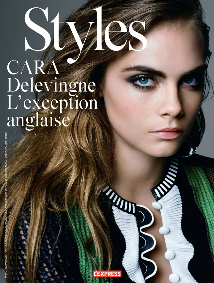 超模Cara Delevingne 演绎春日摇滚风 