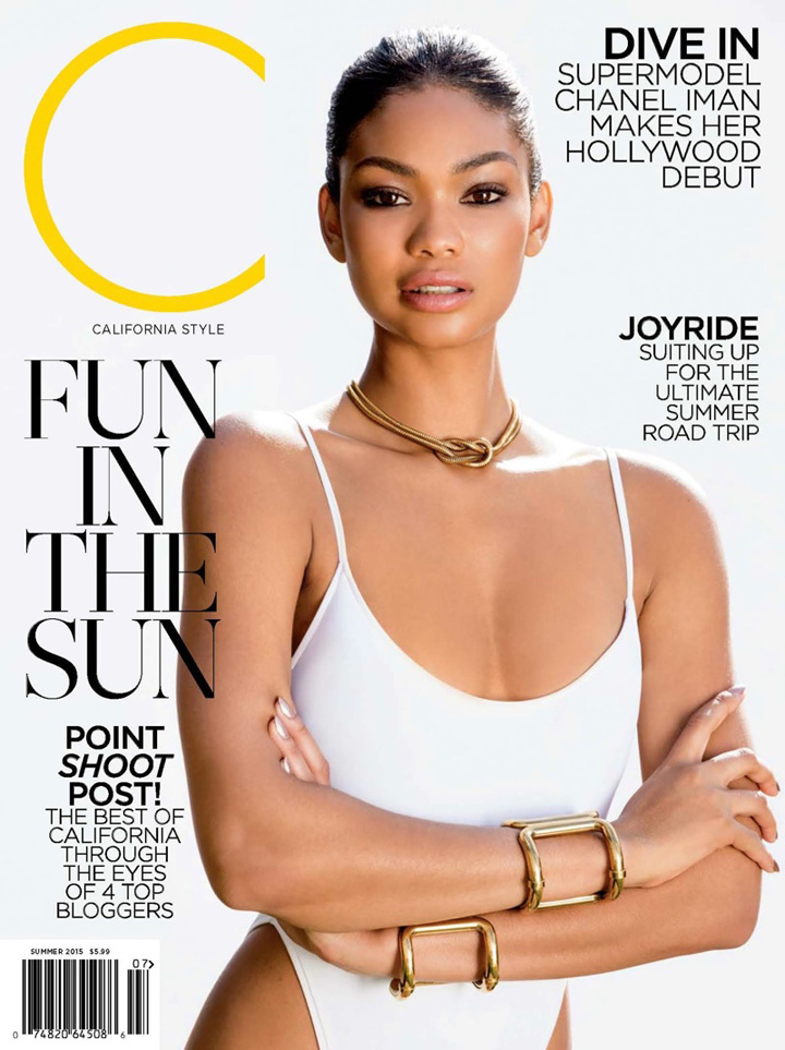 超模Chanel Iman 出镜演绎《C》时尚杂志  摄影师 Giles Bensimon掌镜拍摄