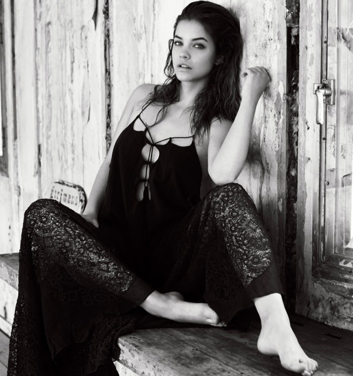 超模Barbara Palvin 演绎《L’Express Styles》杂志低调的魅力