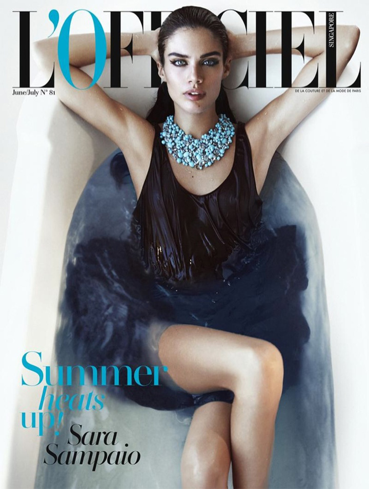 超模Sara Sampaio出镜《L’Officiel》杂志 混搭时尚性感写真