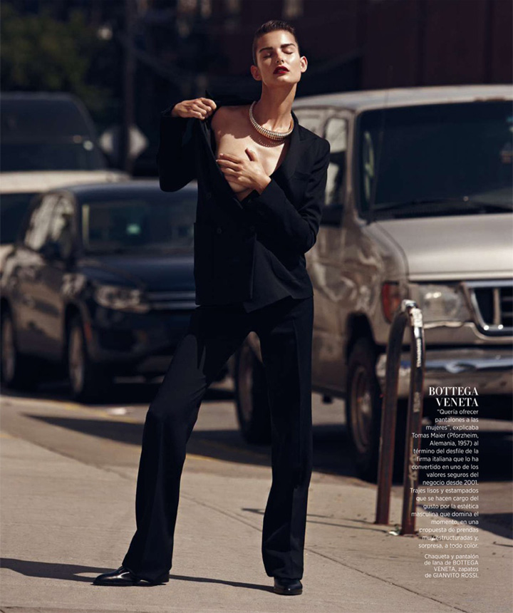 超模Ophelie Guillermand 演绎《Harper’s Bazaar》时尚杂志摄影大片