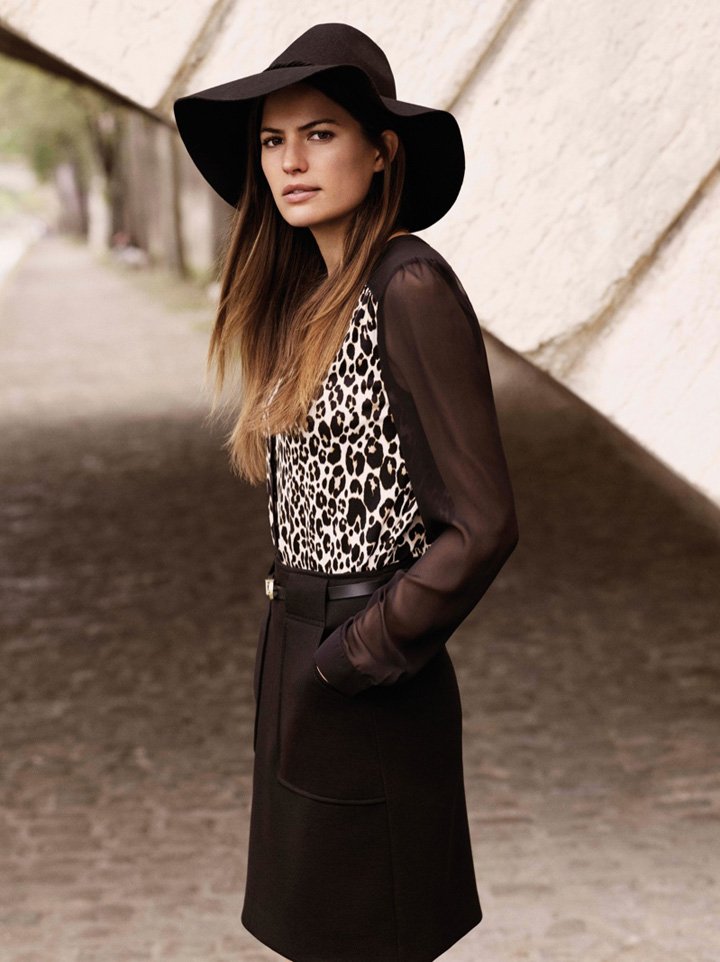 超模 Cameron Russell（卡梅伦·鲁塞尔）代言NEXT 2024秋季系列型录