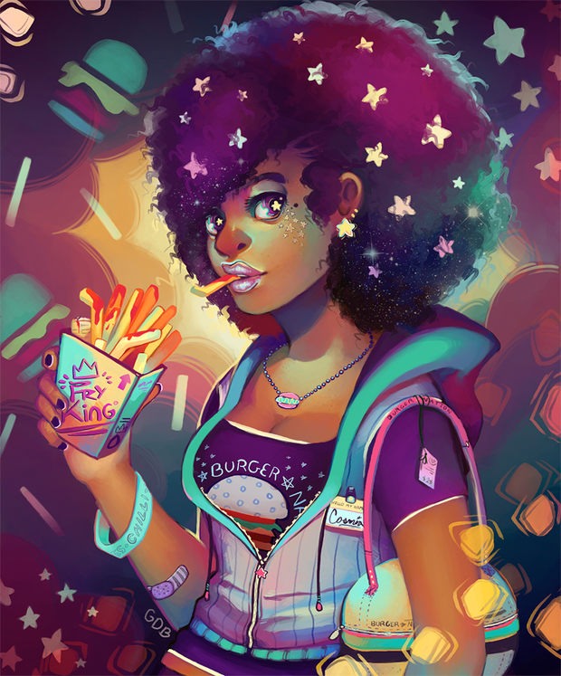 Geneva Benton肖像插画