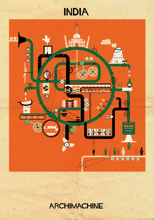 Archimachine系列插画
