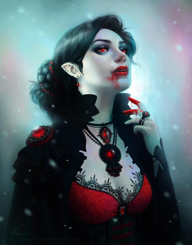 Viktoria Gavrilenko人物插画