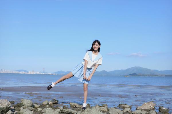 海边的清晨唯美摄影