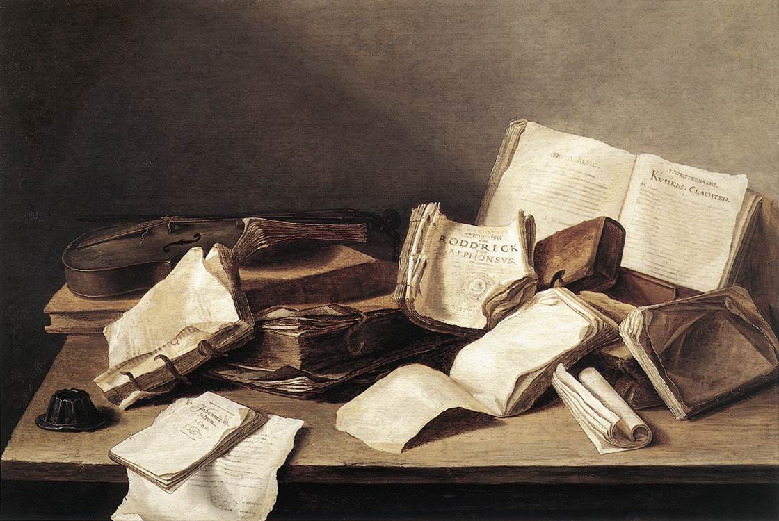 荷兰画家杨·戴维茨·德·希姆（Jan Davidsz. de Heem）静物油画