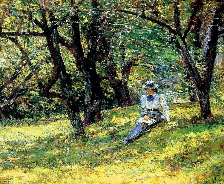 美国Theodore Robinson风景油画作品欣赏