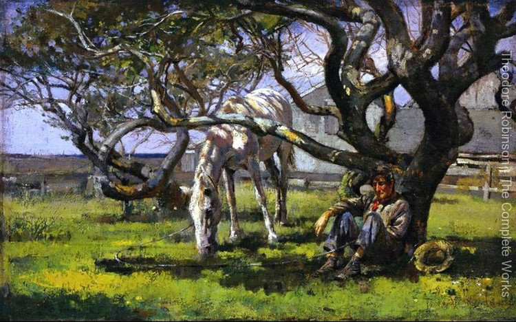 美国Theodore Robinson风景油画作品欣赏