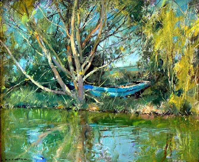 英国David Curtis风景油画