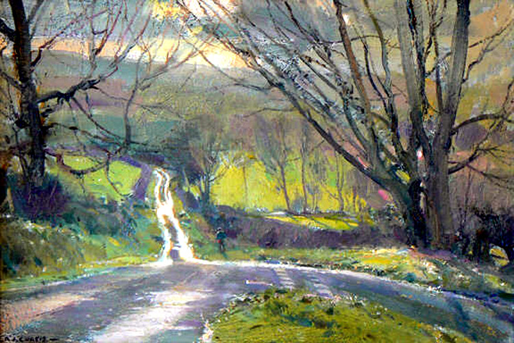 英国David Curtis风景油画