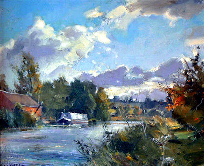 英国David Curtis风景油画