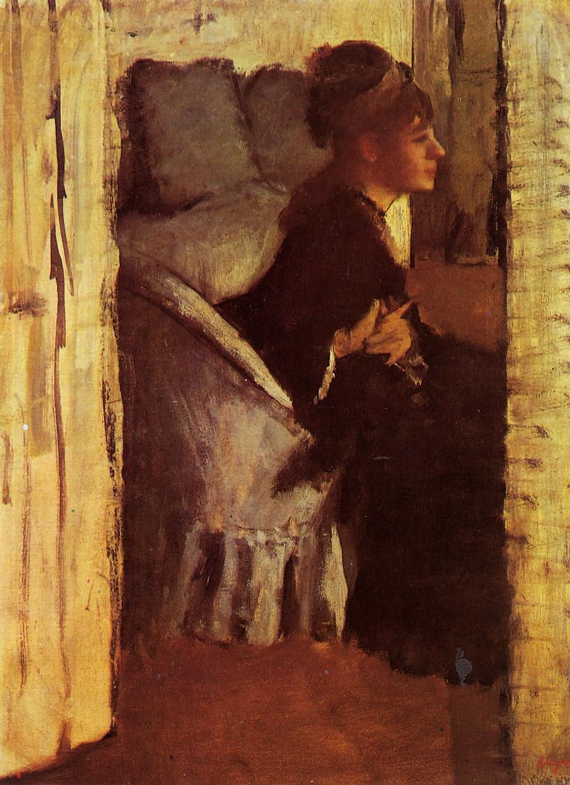 法国印象派画家埃德加·德加（Edgar Degas）人物油画三
