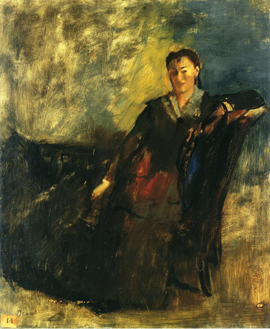 法国印象派画家埃德加·德加（Edgar Degas）人物油画三