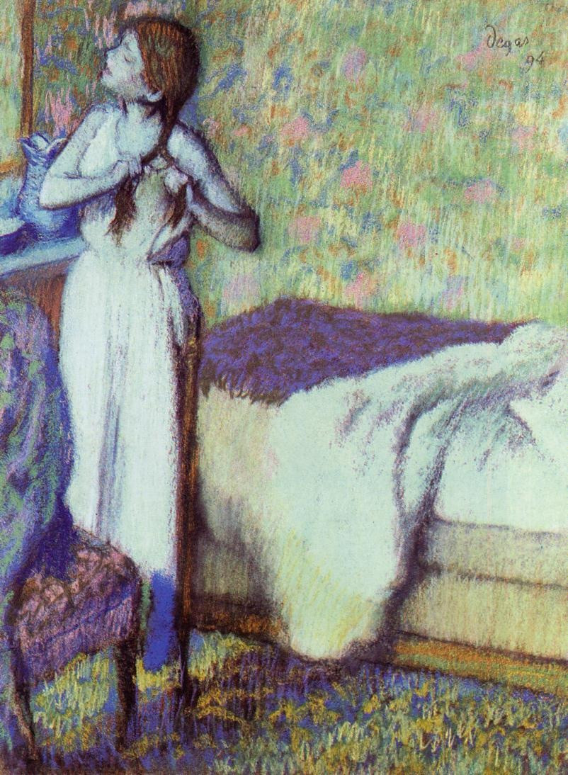 法国印象派画家埃德加·德加（Edgar Degas）人物油画三