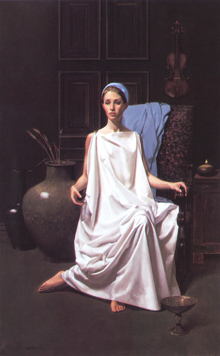 美国威廉·惠特克的（William Whi）人物绘画