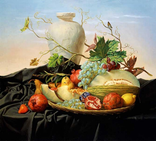 俄罗斯阿列克谢·安东诺夫（Alexei Antonov）静物油画